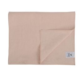 Дорожка на стол из умягченного льна розово-пудрового цвета из коллекции Essential, 45х150 см, Tkano, фото 