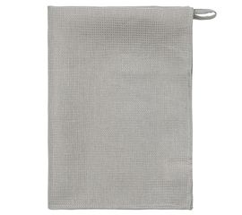 Набор из двух вафельных полотенец изо льна серого цвета из коллекции Essential, 50х70 см, Tkano, фото 