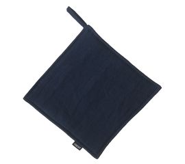Прихватка из умягченного льна темно-синего цвета Essential, 22х22 см, Tkano, фото 