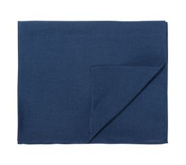 Дорожка на стол из стираного льна синего цвета из коллекции Essential, 45х150 см, Tkano, фото 