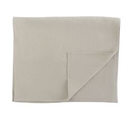 Дорожка на стол из умягченного льна бежевого цвета, 45х150 см, Tkano, фото 