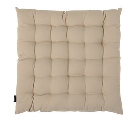 Подушка на стул из хлопка бежевого цвета из коллекции Essential, 40х40 см, Tkano, фото 