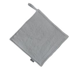 Прихватка из умягченного льна серого цвета Essential, 22х22 см, Tkano, фото 