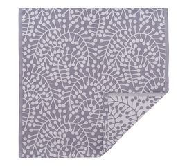 Салфетка из хлопка фиолетово-серого цвета с рисунком Спелая смородина, Scandinavian touch, 53х53см, Tkano, фото 