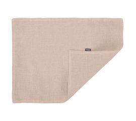 Салфетка под приборы из стираного льна бежевого цвета из коллекции Essential, 35х45 см, Tkano, фото 