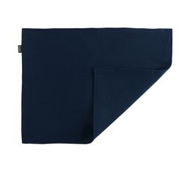 Салфетка двухсторонняя под приборы из умягченного льна темно-синего цвета Essential, 35х45 см, Tkano, фото 