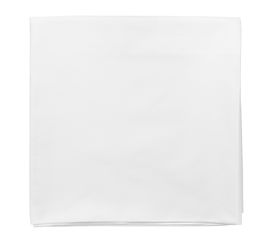 Скатерть белого цвета с фактурным жаккардовым рисунком из хлопка из коллекции Essential, 180х180 см, Tkano, фото 