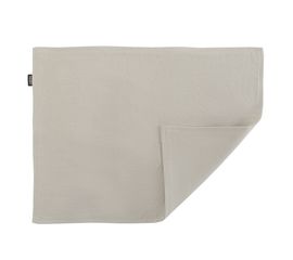 Салфетка двухсторонняя под приборы из умягченного льна бежевого цвета, 35х45 см, Tkano, фото 