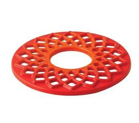 Подставка чугунная эмалированная красная 20 см, LAVA, фото 