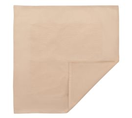 Салфетка сервировочная жаккардовая бежевого цвета из хлопка с вышивкой из коллекции Essential, 53х53 см, Tkano, фото 