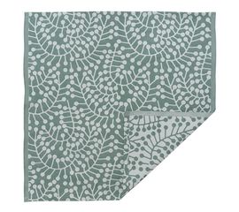 Салфетка из хлопка зеленого цвета с рисунком Спелая смородина, Scandinavian touch, 53х53см, Tkano, фото 