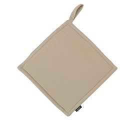 Прихватка из хлопка бежевого цвета из коллекции Essential, 22х22 см, Tkano, фото 