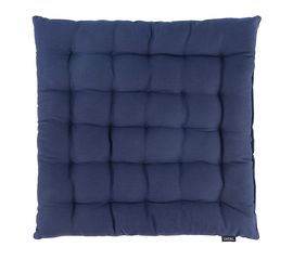 Подушка на стул из хлопка темно-синего цвета из коллекции Essential, 40х40 см, Tkano, фото 