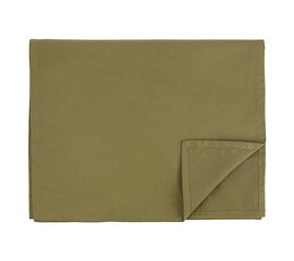 Дорожка на стол из хлопка оливкового цвета из коллекции Essential, 45х150 см, Tkano, фото 