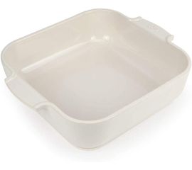 Форма для запекания квадратная ECRU 2,7 л, 28 см, слоновая кость, Peugeot, фото 