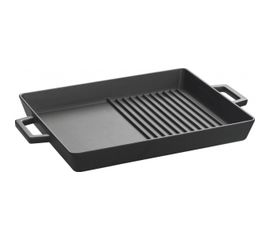 Сковорода-гриль чугунная с 2-мя ручками, 26*32 см, LAVA, фото 