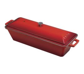 Форма для выпечки чугунная эмалированная красная, 8,5*26,5 см, 1,05 л, LAVA, фото 