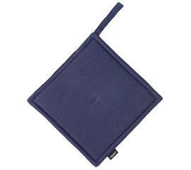 Прихватка из хлопка темно-синего цвета из коллекции Essential, 22х22 см, Tkano, фото 