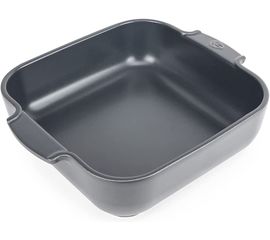 Форма для запекания квадратная SLATE 2,7 л, 28 см, серый, Peugeot, фото 
