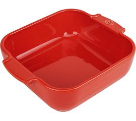 Форма для запекания квадратная RED 1,1 л, 21 см, красный, Peugeot, фото 