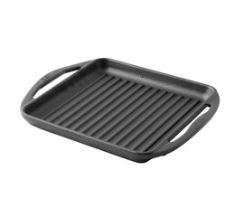 Сковорода-гриль чугунная с 2-мя ручками, 24*24 см, LAVA, фото 