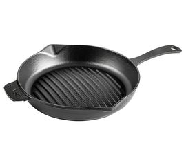 Сковорода-гриль круглая чугунная, 28 см, LAVA, фото 