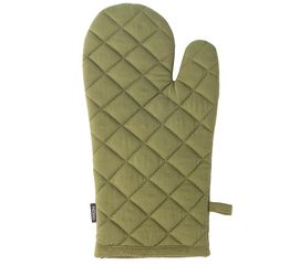 Прихватка-варежка из хлопка оливкового цвета из коллекции Essential, 17,5х33 см, Tkano, фото 