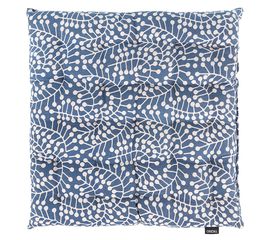 Подушка на стул темно-синего цвета с принтом Спелая Смородина из коллекции Scandinavian touch, 40х40 см, Tkano, фото 