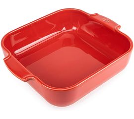 Форма для запекания квадратная RED 2,7 л, 28 см, красный, Peugeot, фото 