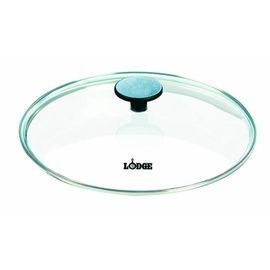 Крышка, 26х6.5 см, стекло/сталь, Lodge, фото 
