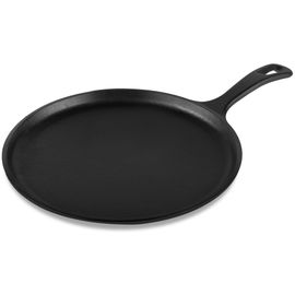 Сковорода чугунная блинная, 26 см, черная, Lodge, фото 