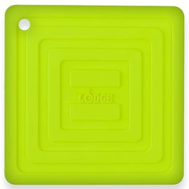 Подставка под кастрюлю, 15x15 см, зеленая, силикон, Lodge, Цвет: Зеленый, фото 