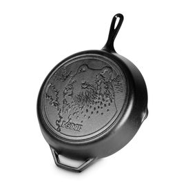 Сковорода , диаметр: 30 см, материал: чугун, L10SKWLBR, "Медведь", коллекция Wild Life, LODGE, США, фото 