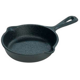 Сковорода - кокотница 9 см,  черная, чугун, Lodge, Диаметр сковороды, см: 9, фото 