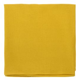 Скатерть из стираного льна горчичного цвета из коллекции Essential, 150х250 см, Tkano, фото 