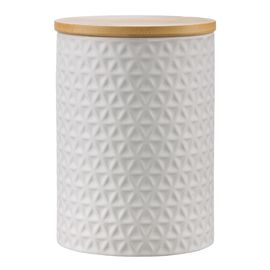 Банка для хранения керамическая Farah, 900 мл, белая, Liberty Jones, фото 