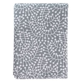 Скатерть серого цвета с принтом Спелая Смородина из коллекции Scandinavian touch, 170х170 см, Tkano, фото 