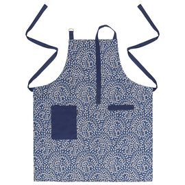 Фартук из хлопка темно-синего цвета с принтом Спелая Смородина из коллекции Scandinavian touch, 70х85 см, Tkano, фото 