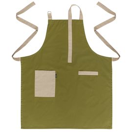 Фартук из хлопка оливкового цвета из коллекции Essential, 70х85 см, Tkano, фото 