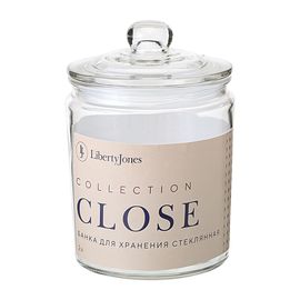 Банка для хранения стеклянная Close, 2 л, Liberty Jones, фото 