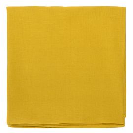 Скатерть из стираного льна горчичного цвета из коллекции Essential, 170х170 см, Tkano, фото 