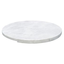 Блюдо сервировочное Marm, d 25 см, белый мрамор, Liberty Jones, фото 
