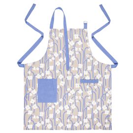 Фартук из хлопка с принтом Полярный цветок из коллекции Scandinavian touch, 70х80 см, Tkano, фото 