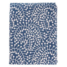 Скатерть темно-синего цвета с принтом Спелая Смородина из коллекции Scandinavian touch, 170х170 см, Tkano, фото 