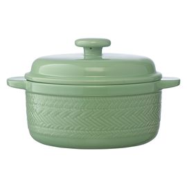 Кастрюля жаропрочная Country Mill, 1,9 л, светло-зеленая, Liberty Jones, фото 