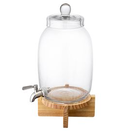 Диспенсер для напитков на деревянной подставке Flo, 5,4 л, Liberty Jones, фото 