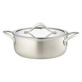 Кастрюля с крышкой 3Ply Etalon, d 24 см, 4 л, Liberty Jones, фото 