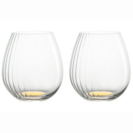 Набор бокалов для вина Alice в подарочной упаковке, 610 мл, золотистые, 2 шт., Liberty Jones, фото 