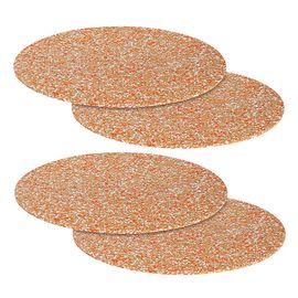 Набор из 4-х сервировочных ковриков из пробки и переработанного материала Recork, ?30 см, Liberty Jones, фото 