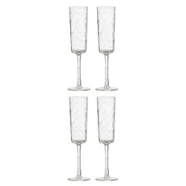 Набор бокалов для шампанского Arctic, 180 мл, прозрачный, 4 шт., Liberty Jones, фото 